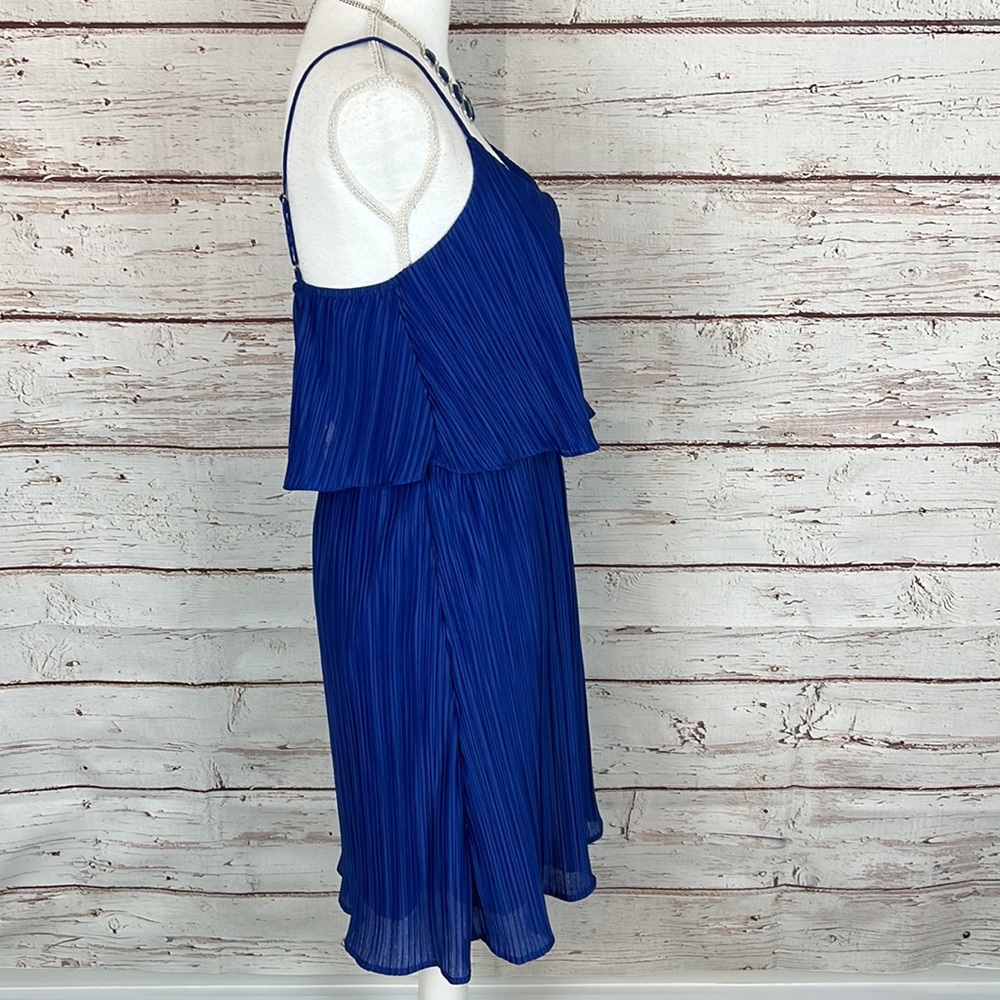 Gilli blue double tiered dress Womens medium - Picture 6 of 12
